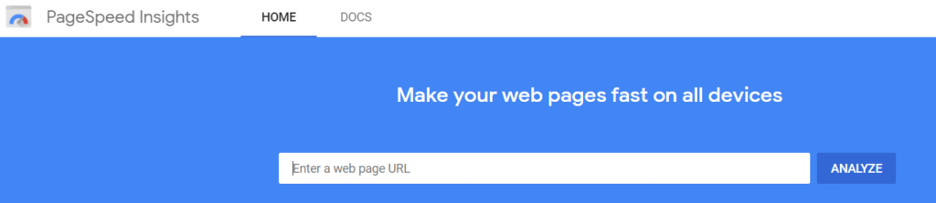 Google PageSpeed Insights