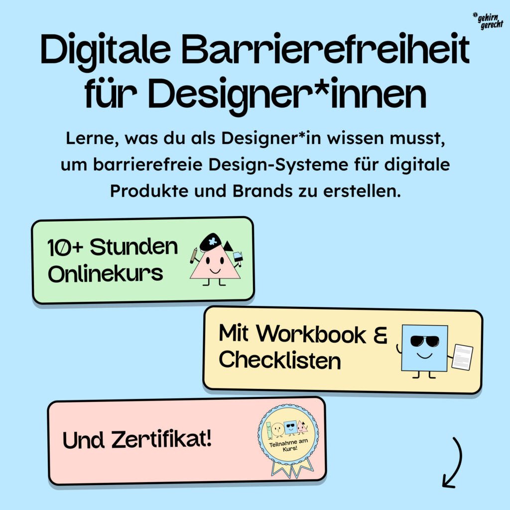 Kurs Design Digitale Barrierefreiheit