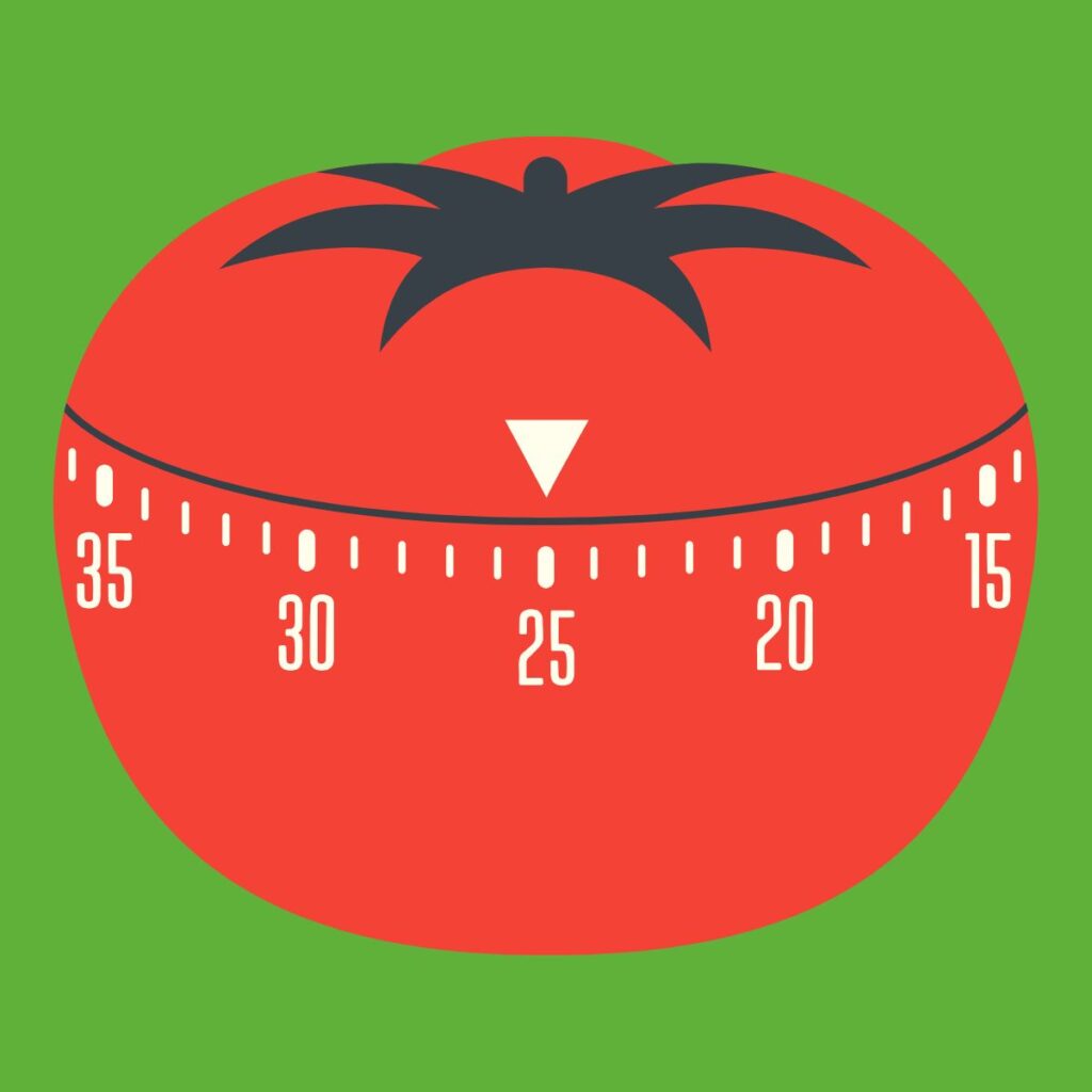 pomodoro online timer technik
